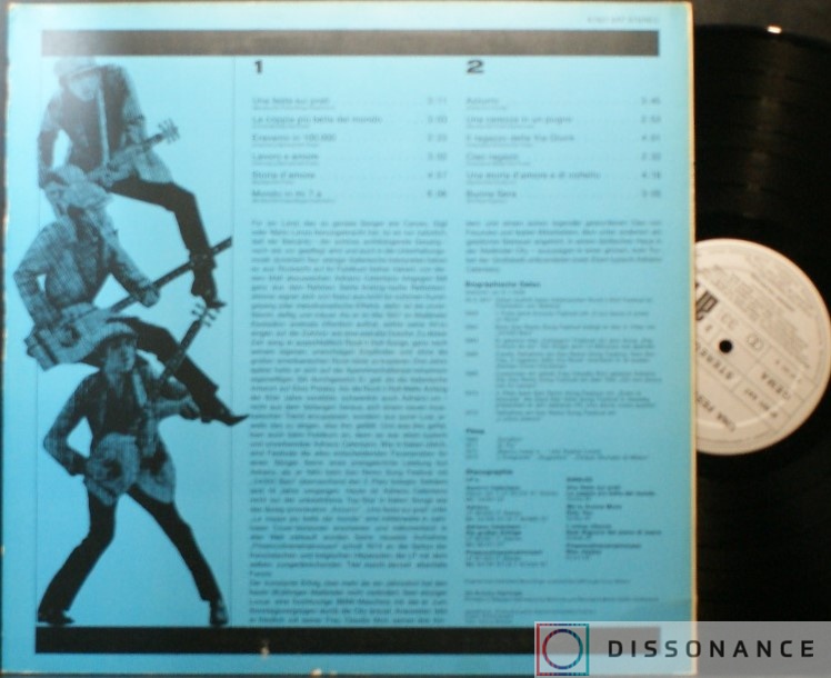 Виниловая пластинка Adriano Celentano - Una Festa Sui Prati (1974) - фото 1