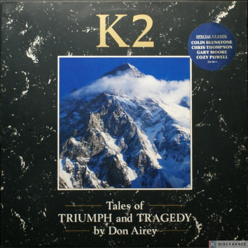 Виниловая пластинка K2 (Don Airey) - Tales Of Triumph And Tragedy (1988)