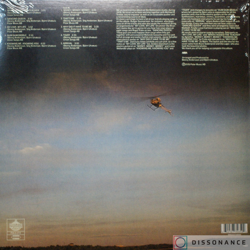 Виниловая пластинка Abba - Arrival (1976) - фото 1