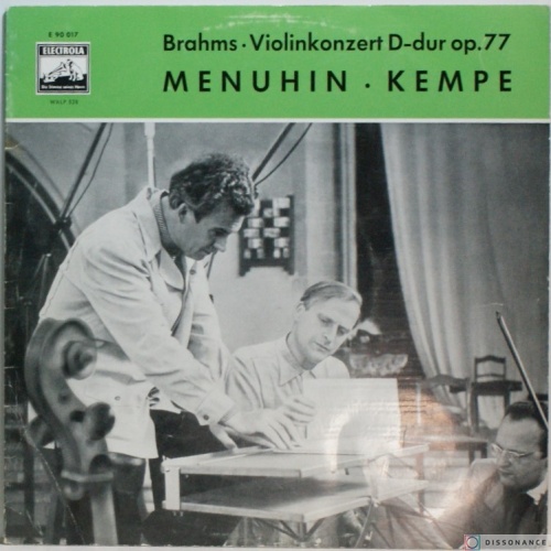 Виниловая пластинка Menuhin - Brahms Violinkonzert (1958)