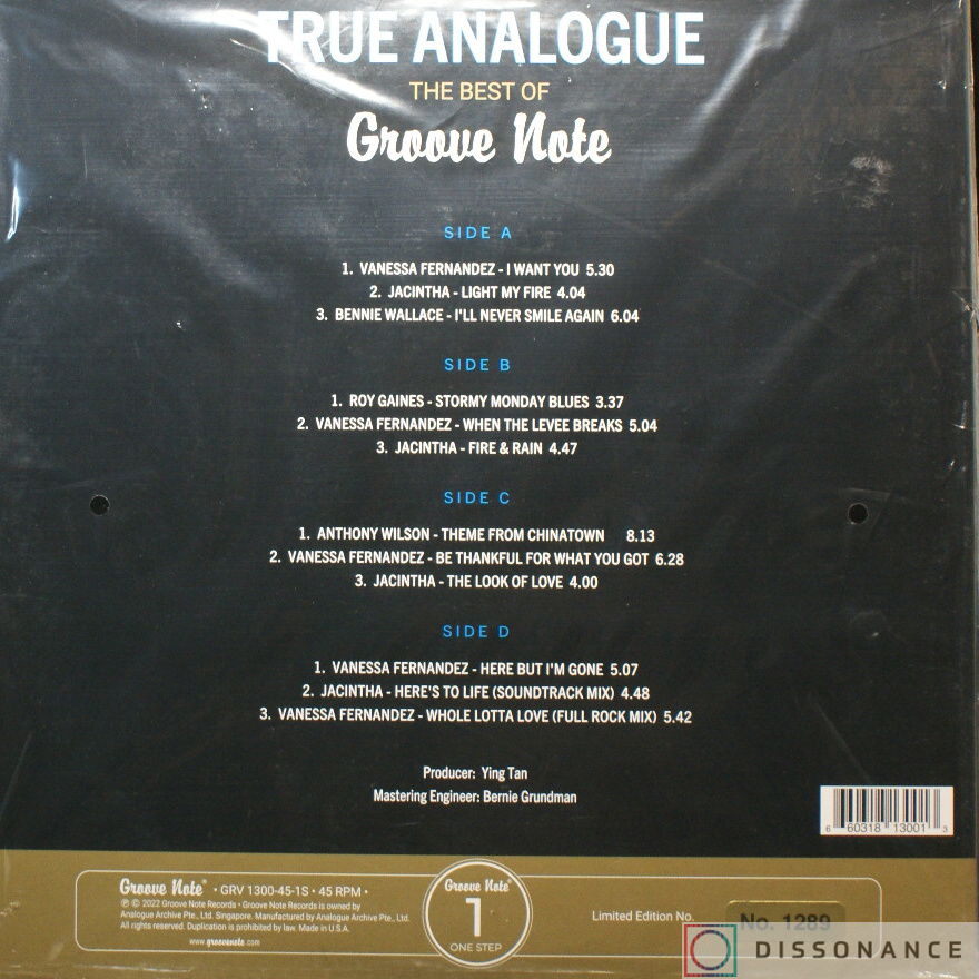 Виниловая пластинка V/A - True Analogue Best Of Groove Note (2023) - фото 1