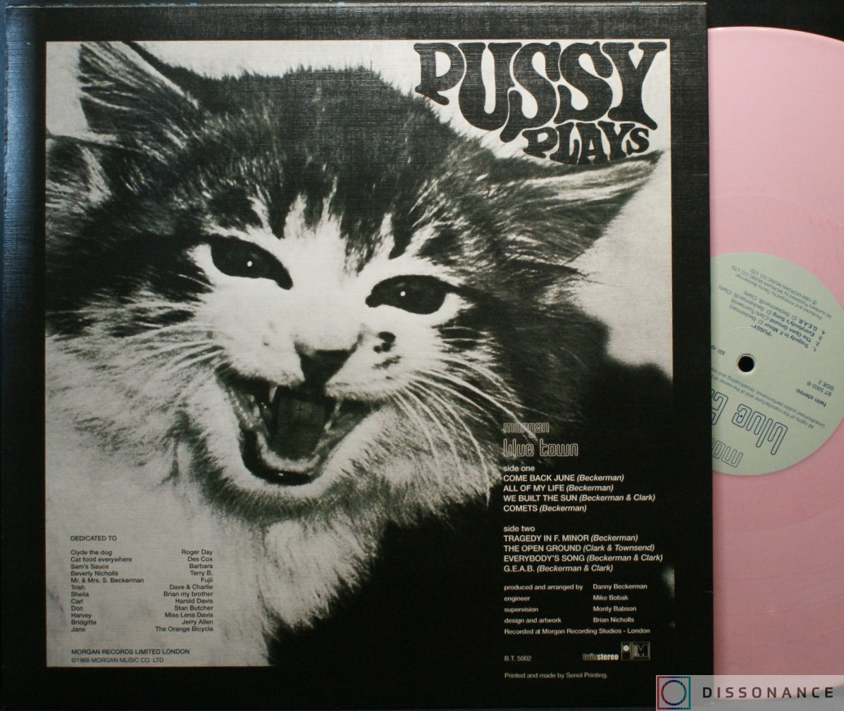 Виниловая пластинка Pussy - Pussy Plays (1969) - фото 1