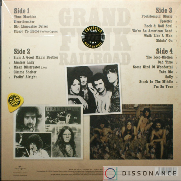 Виниловая пластинка Grand Funk Railroad - GFR Collected (2021) - фото 1