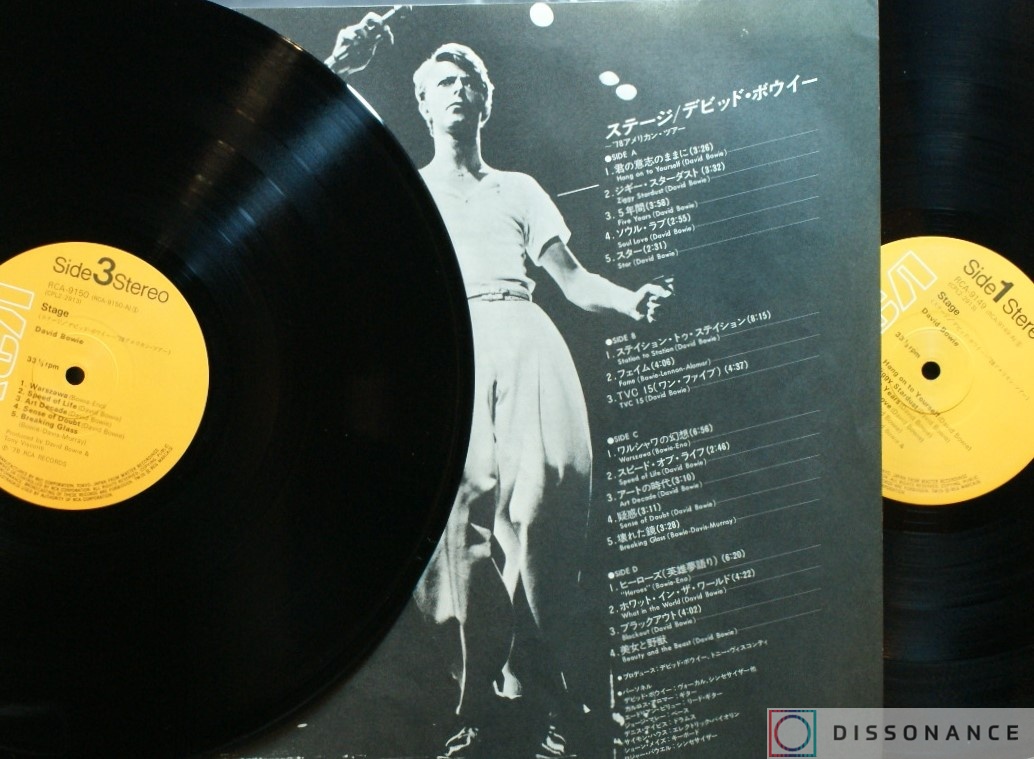 Виниловая пластинка David Bowie - Stage (1978) - фото 3