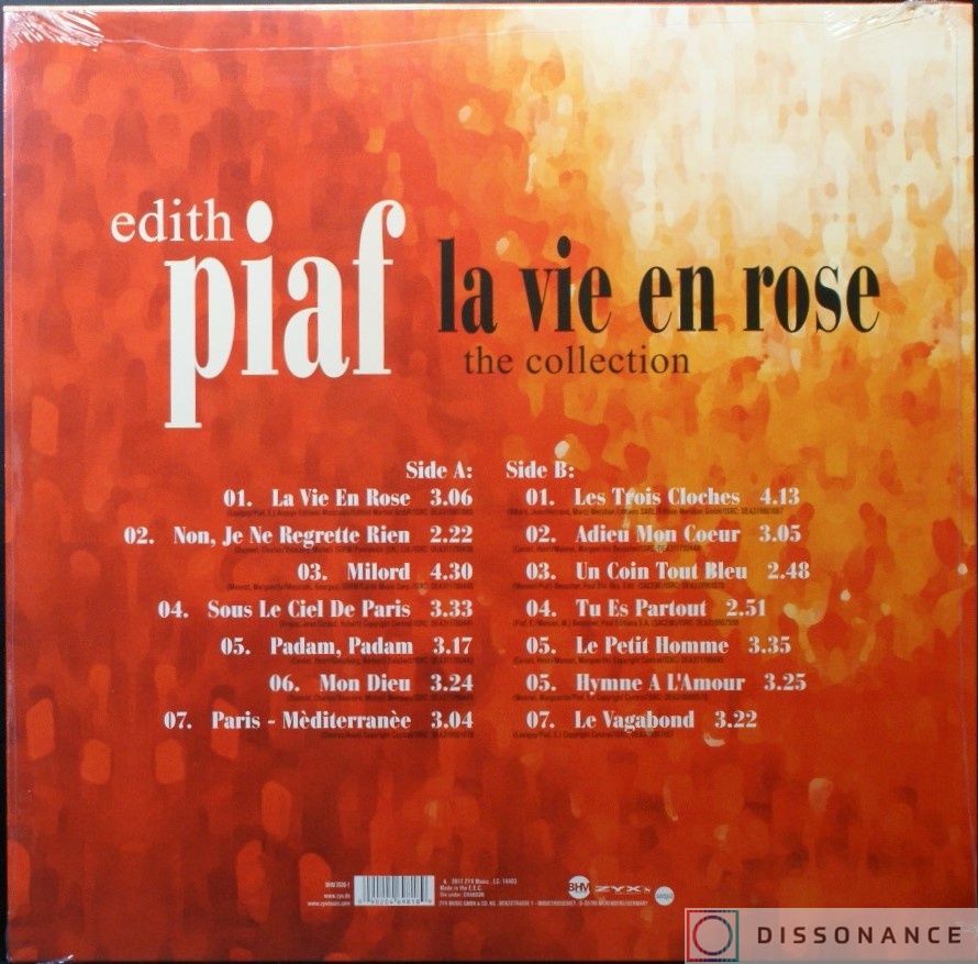 Виниловая пластинка Edith Piaf - La Vie En Rose Collection (2017) - фото 1