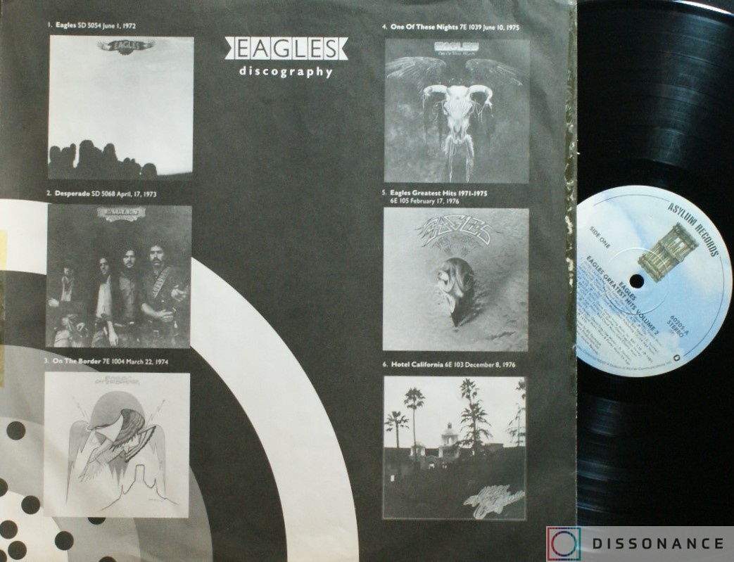 Виниловая пластинка Eagles - Eagles Greatest Hits 2 (1982) - фото 2
