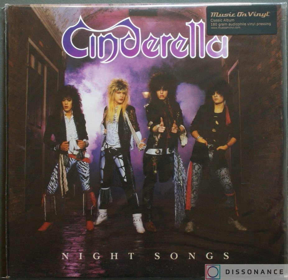 Виниловая пластинка Cinderella - Night Songs (1986) - фото обложки