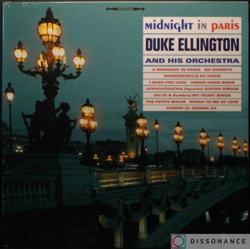 Виниловая пластинка Duke Ellington - Midnight In Paris (1962) - фото обложки