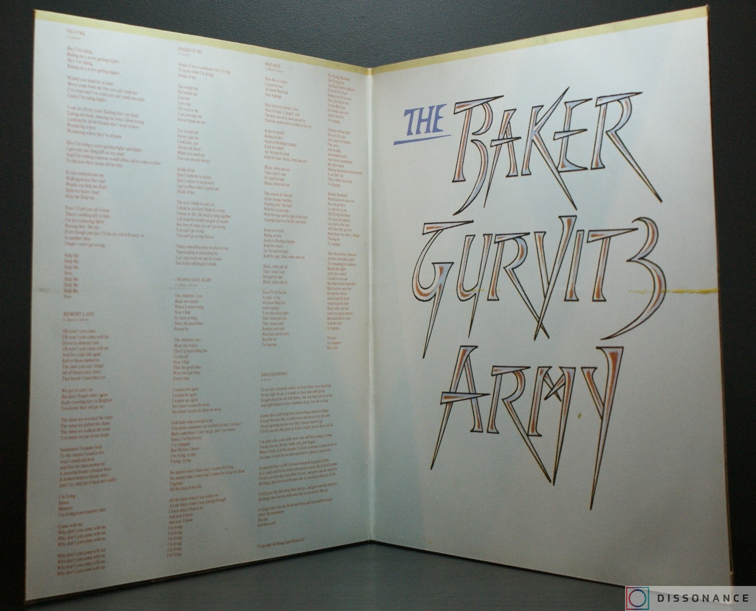 Виниловая пластинка Baker Gurvitz Army - Baker Gurvitz Army (1974) - фото 2