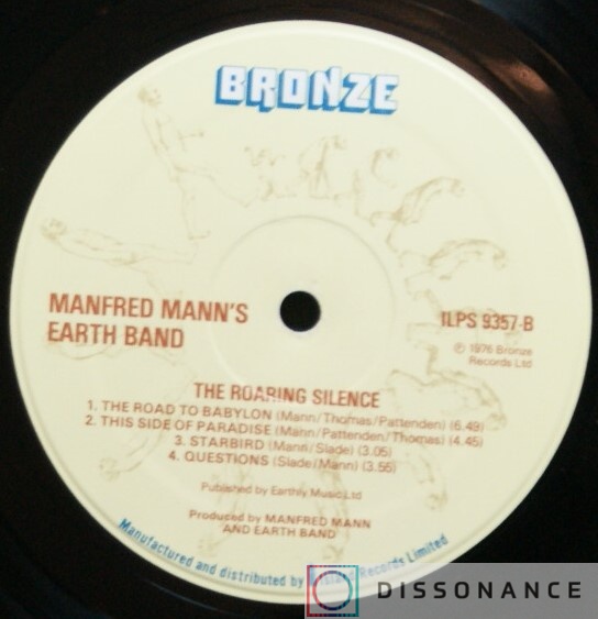 Виниловая пластинка Manfred Mann - Roaring Silence (1976) - фото 2