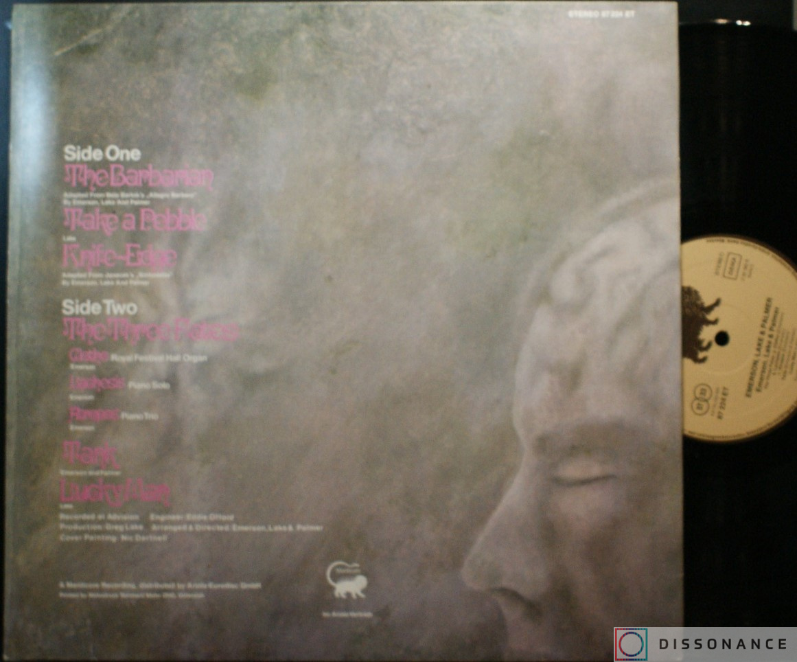 Виниловая пластинка Emerson Lake And Palmer - Emerson Lake And Palmer (1970) - фото 1