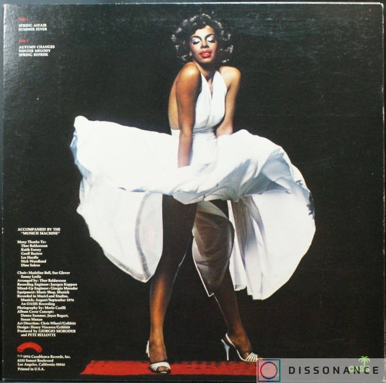 Виниловая пластинка Donna Summer - Four Seasons Of Love (1976) - фото 1