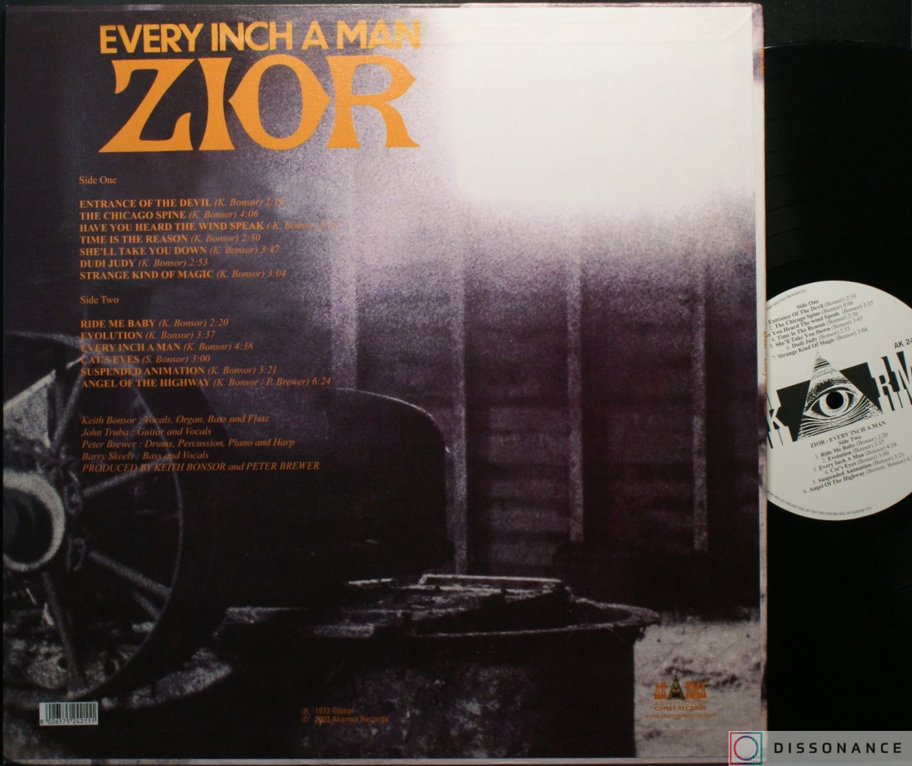 Виниловая пластинка Zior - Every Inch A Man (1973) - фото 1