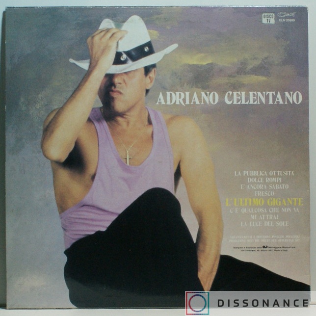 Виниловая пластинка Adriano Celentano - La Pubblica Ottusità (1987) - фото 1