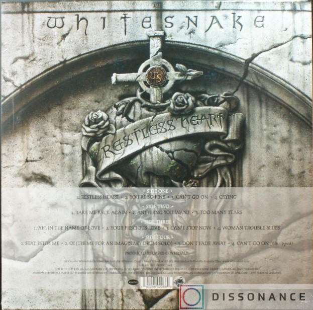 Виниловая пластинка Whitesnake - Restless Heart (1997) - фото 1