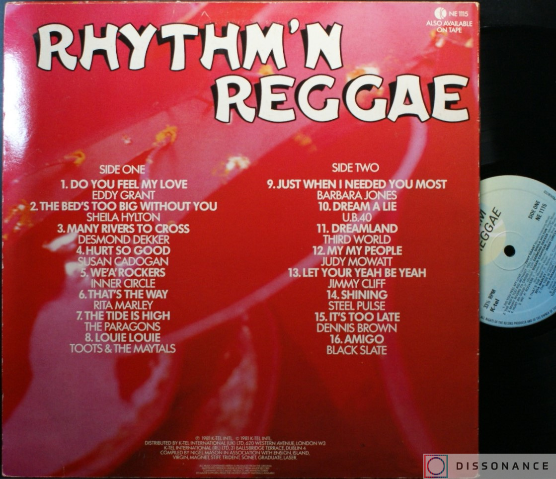 Виниловая пластинка V/A - Rhythm And Reggae (1981) - фото 1