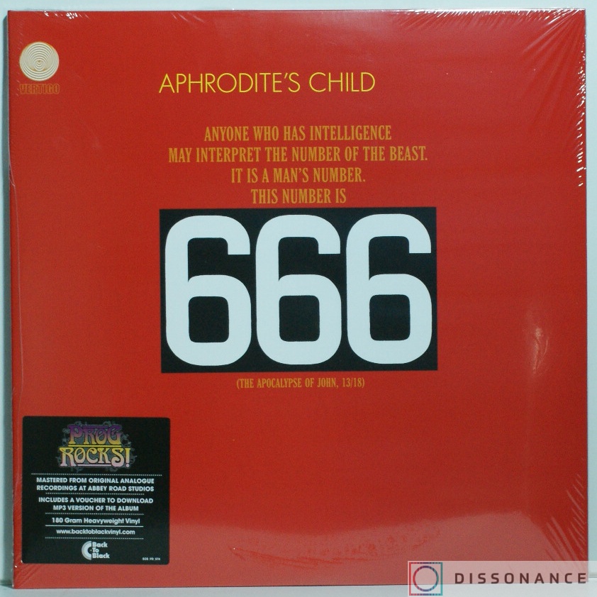 Виниловая пластинка Aphrodites Child - 666 (1972) - фото обложки