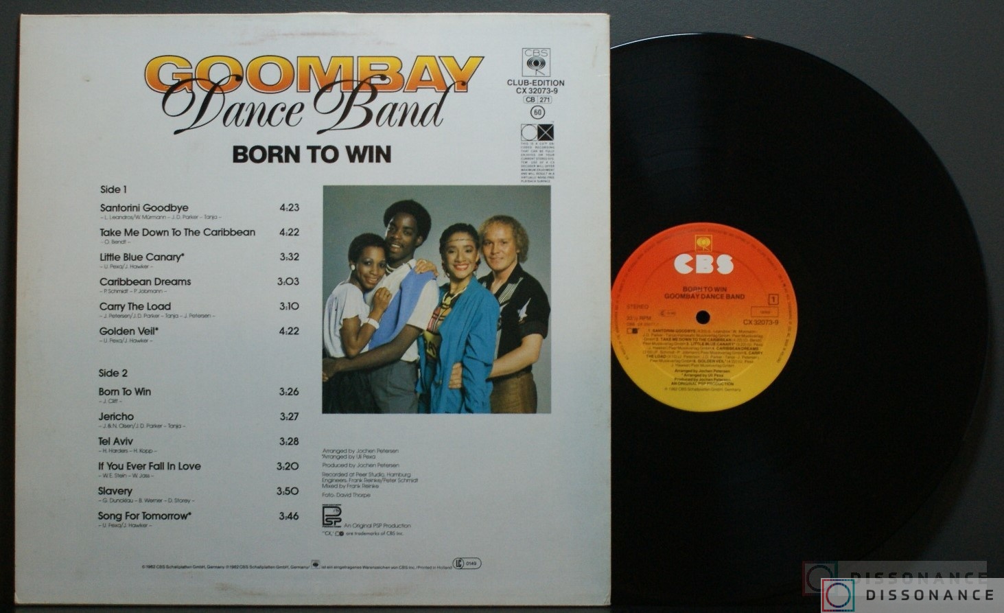 Виниловая пластинка Goombay Dance Band - Born To Win (1982) - фото 1