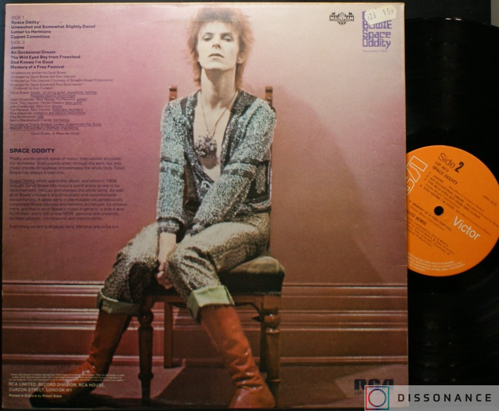 Виниловая пластинка David Bowie - Space Oddity (1969) - фото 1