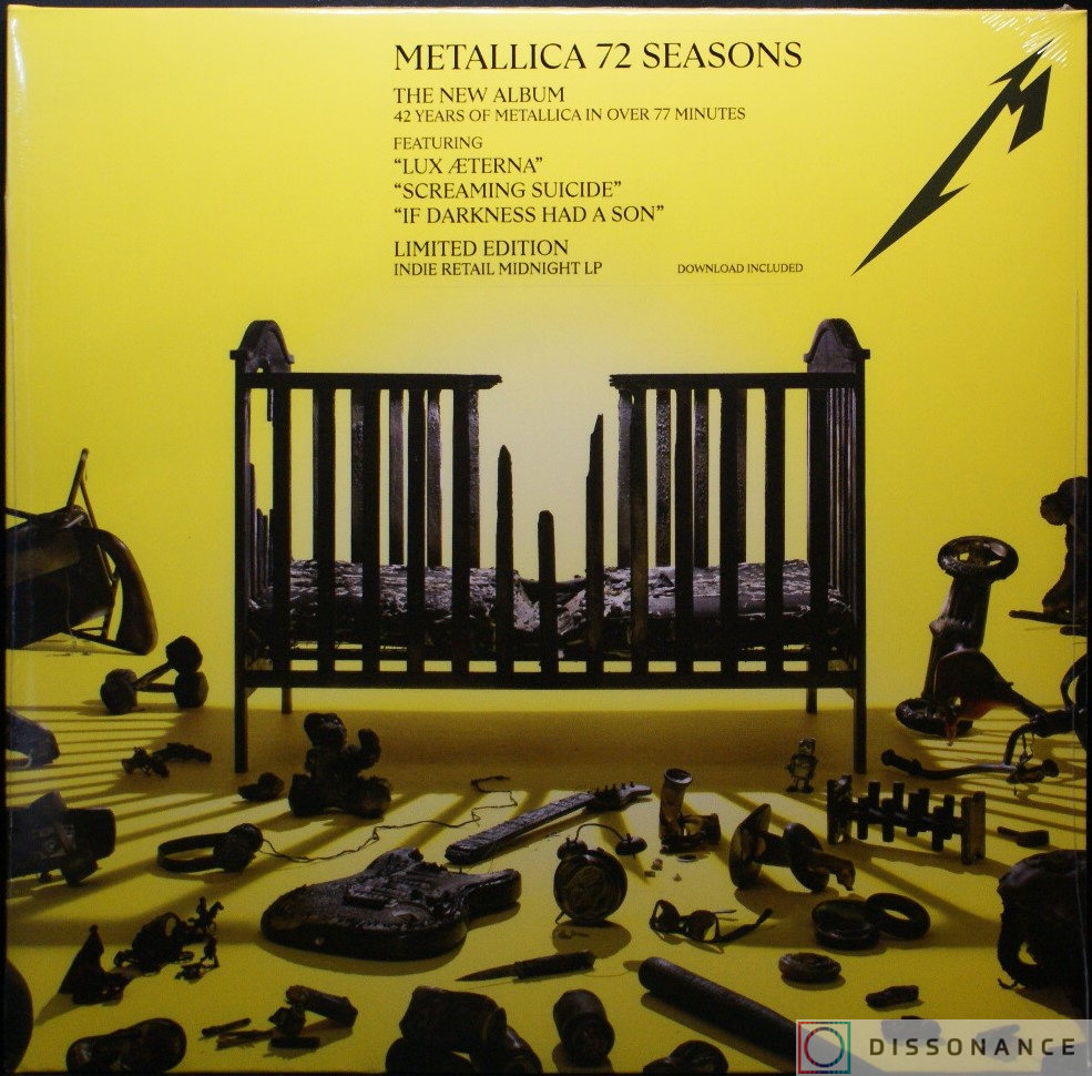 Виниловая пластинка Metallica - 72 Seasons (2023) - фото обложки