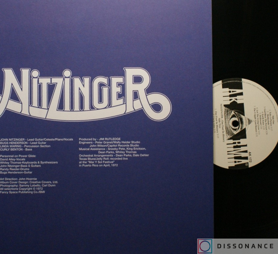 Виниловая пластинка Nitzinger - One Foot In History (1973) - фото 3