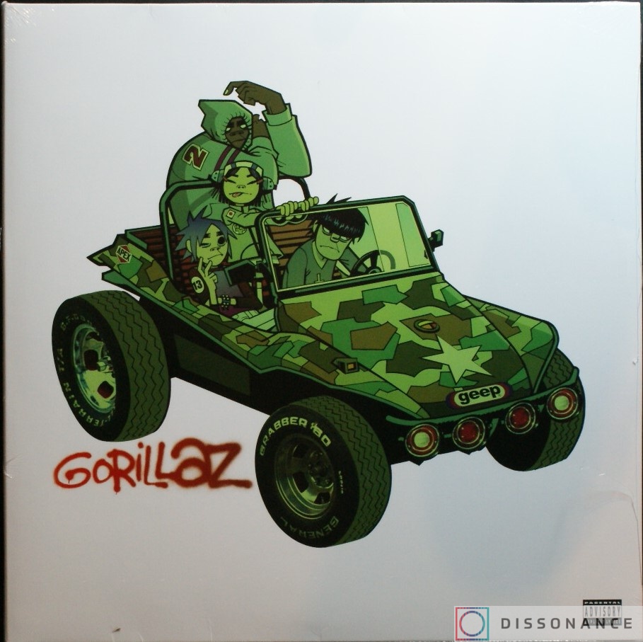 Виниловая пластинка Gorillaz - Gorillaz (2001) - фото обложки