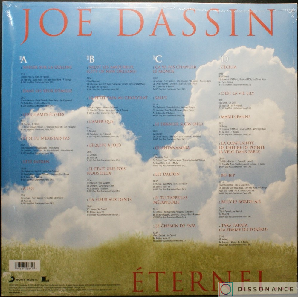 Виниловая пластинка Joe Dassin - Eternel (2005) - фото 1