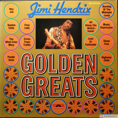 Виниловая пластинка Jimi Hendrix - Golden Greats (1976)