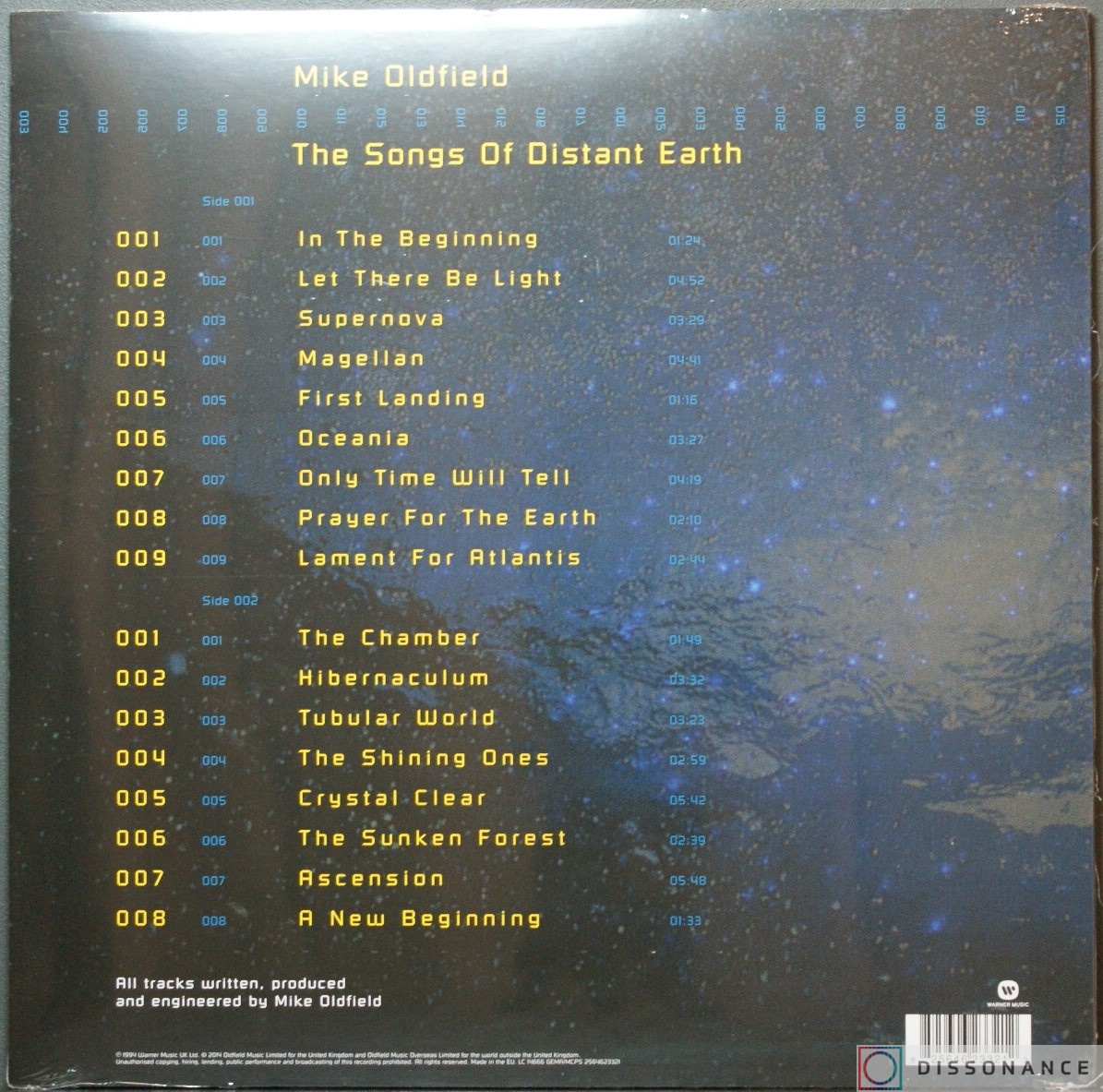 Виниловая пластинка Mike Oldfield - Songs Of Distant Earth (1994) - фото 1