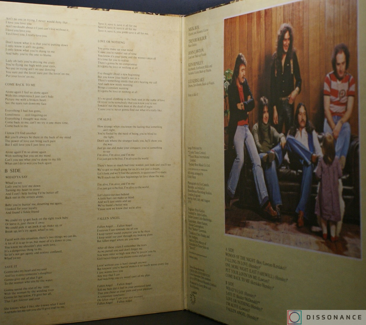 Виниловая пластинка Uriah Heep - Fallen Angel (1978) - фото 1