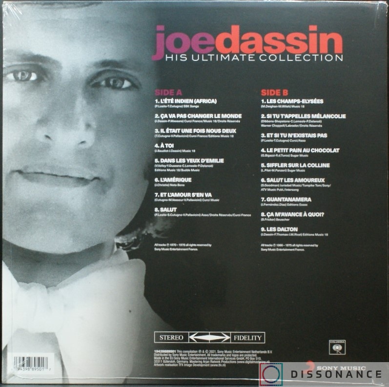 Виниловая пластинка Joe Dassin - Joe Dassin Ultimate Collection (2021) - фото 1