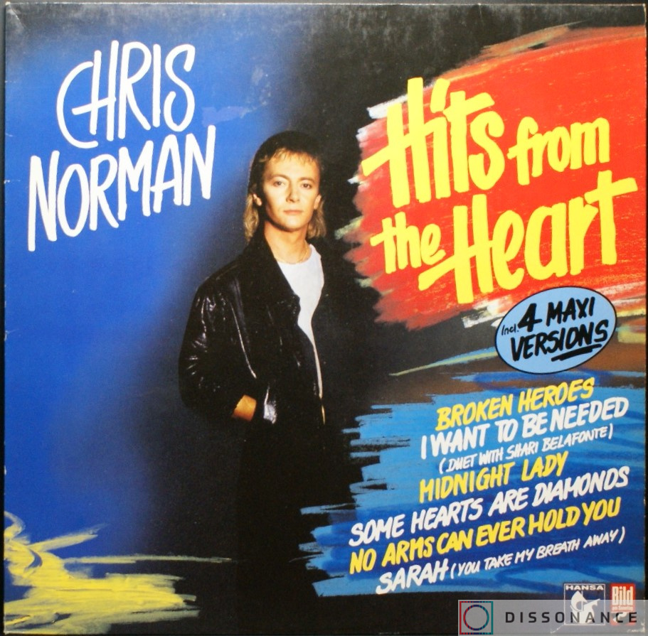 Виниловая пластинка Chris Norman - Hits From The Heart (1988) - фото обложки