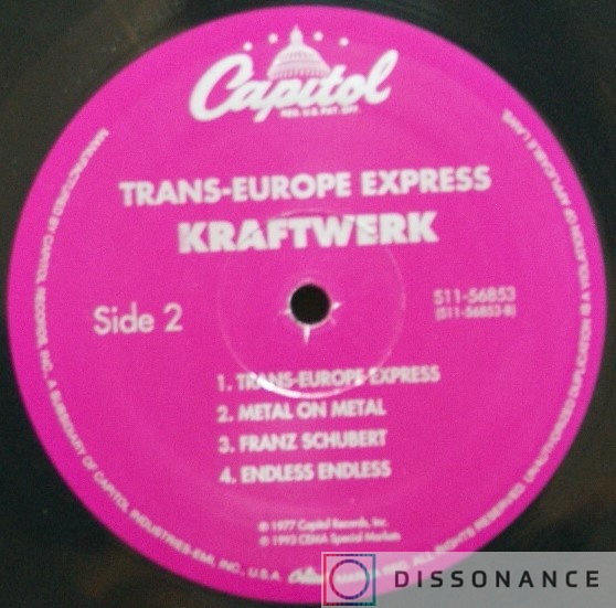 Виниловая пластинка Kraftwerk - Trans-Europe Express (1977) - фото 2