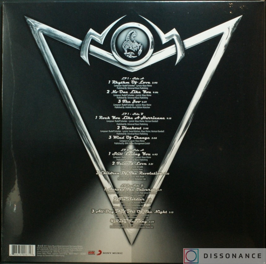 Виниловая пластинка Scorpions - Comeblack (2011) - фото 1