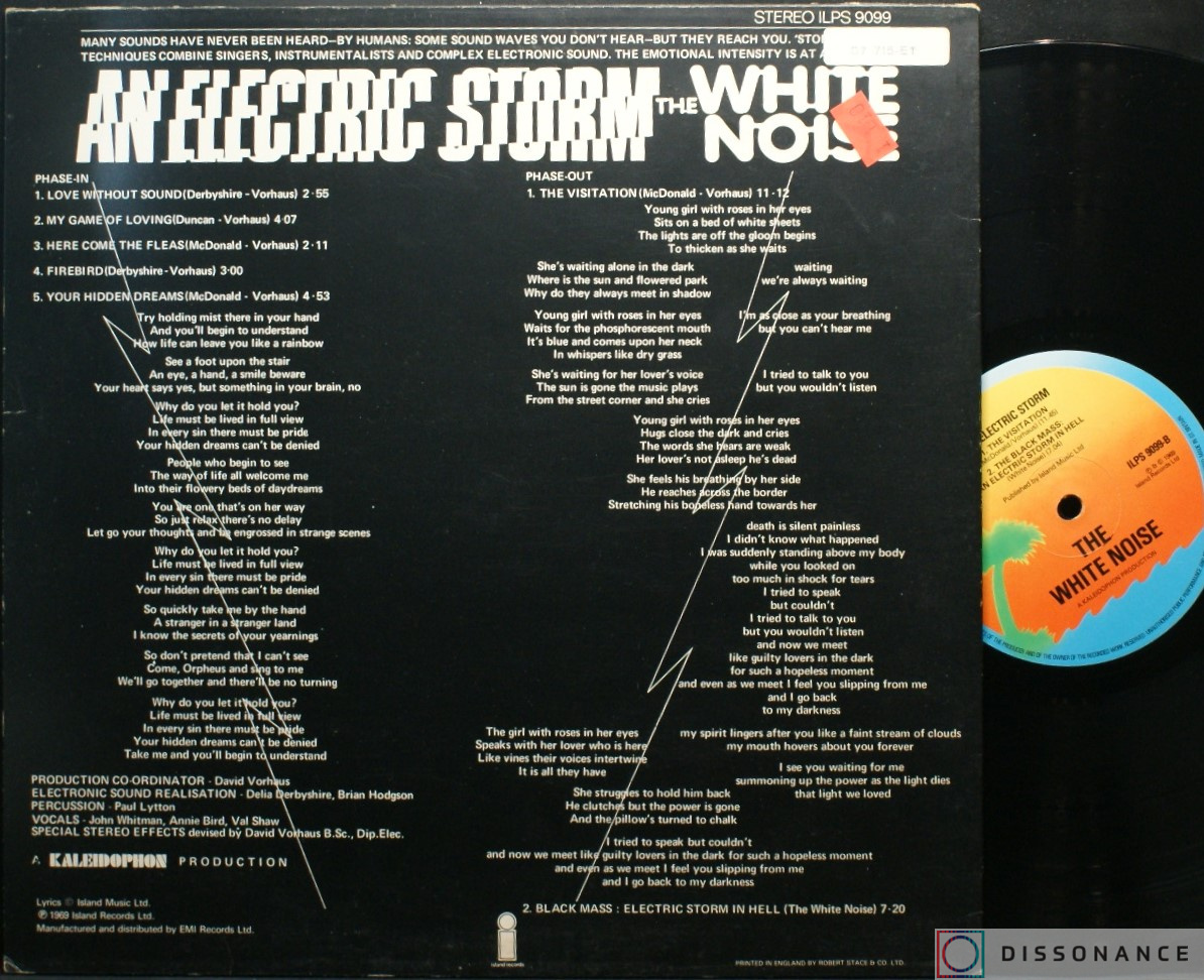 Виниловая пластинка White Noise - An Electric Storm (1969) - фото 1