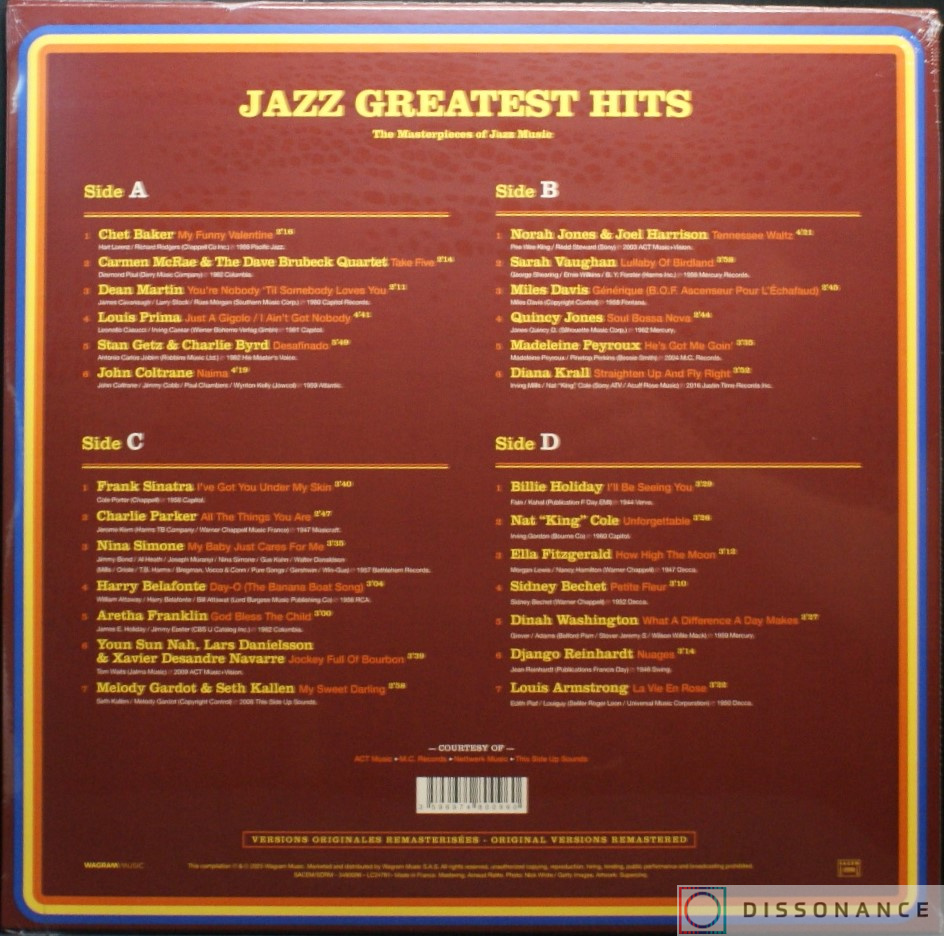 Виниловая пластинка V/A - Jazz Greatest Hits (2025) - фото 1