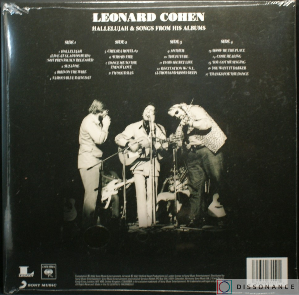 Виниловая пластинка Leonard Cohen - Hallelujah And Songs From His Albums (2022) - фото 1