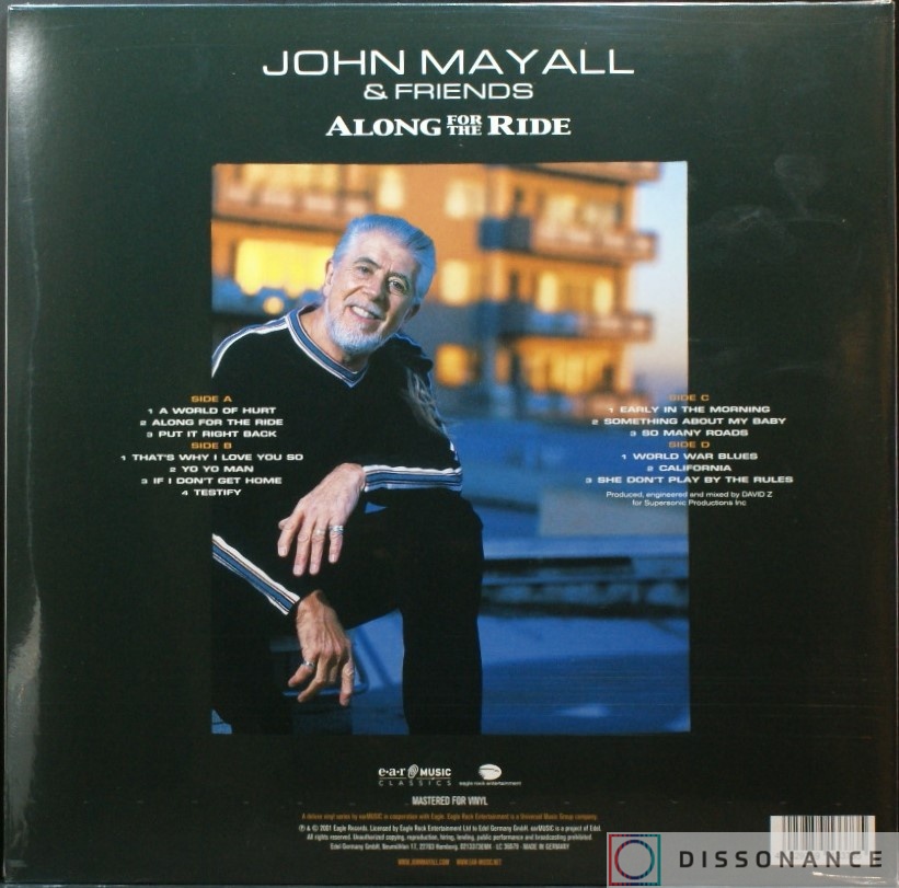 Виниловая пластинка John Mayall - Along For A Ride (2001) - фото 1