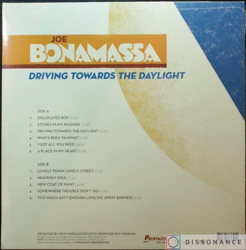 Виниловая пластинка Joe Bonamassa - Driving Towards The Daylight (2012) - фото 1