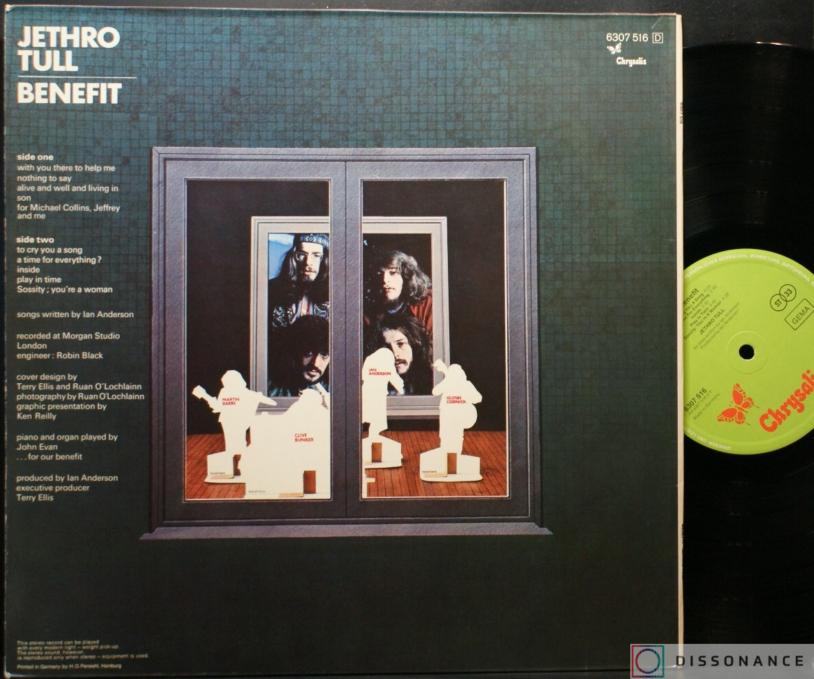 Виниловая пластинка Jethro Tull - Benefit (1970) - фото 2