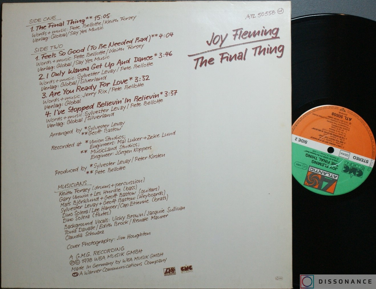 Виниловая пластинка Joy Fleming - Final Thing (1978) - фото 1