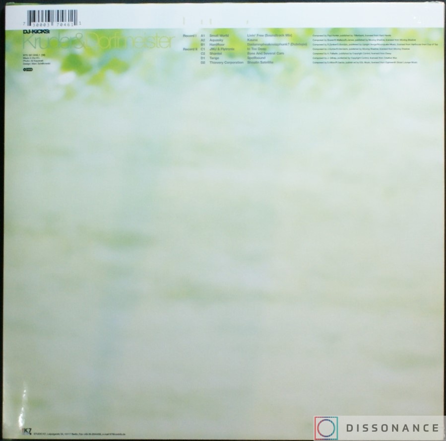 Виниловая пластинка Kruder And Dorfmeister - Dj Kicks (1996) - фото 1