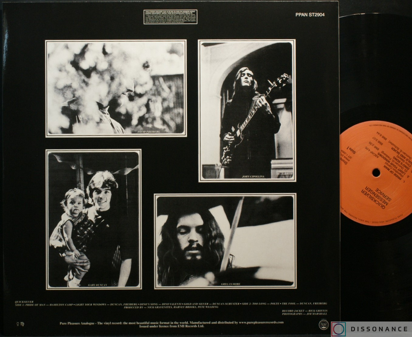Виниловая пластинка Quicksilver Messenger Service - Quicksilver Messenger Service (1968) - фото 1