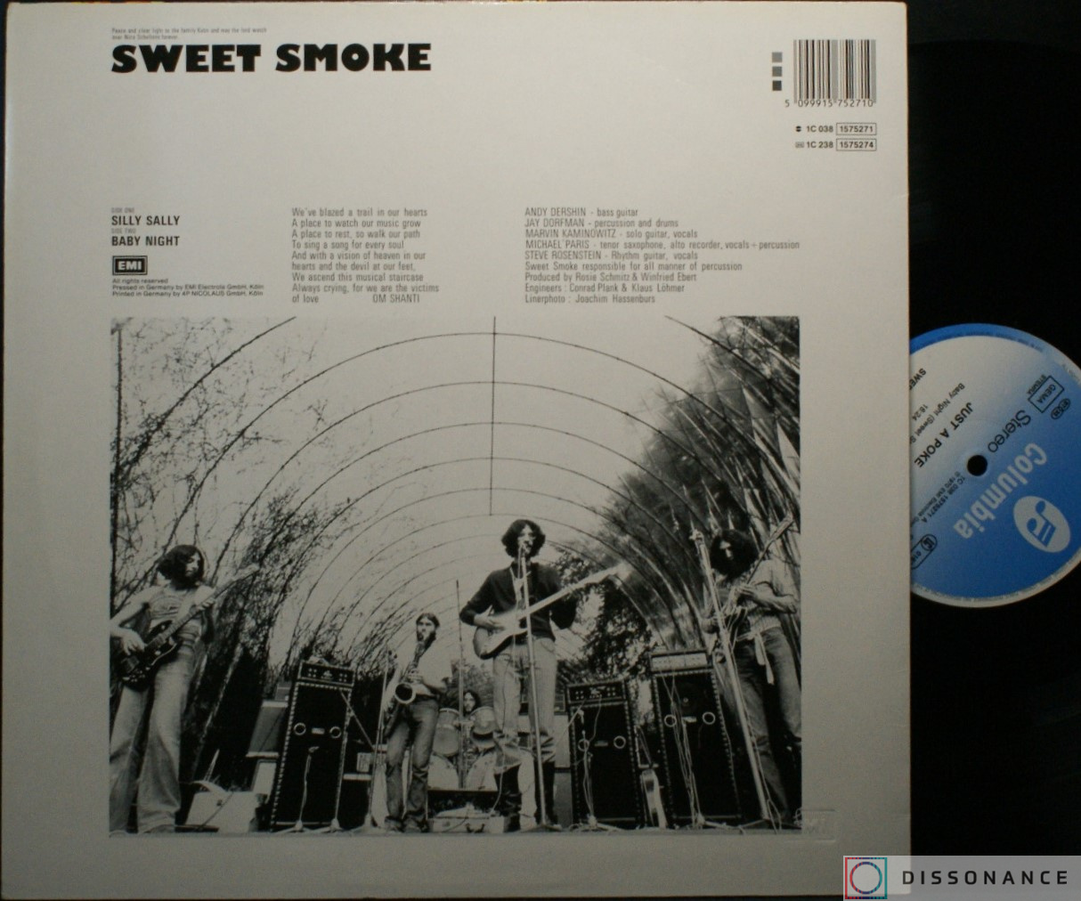 Виниловая пластинка Sweet Smoke - Just A Poke (1970) - фото 1