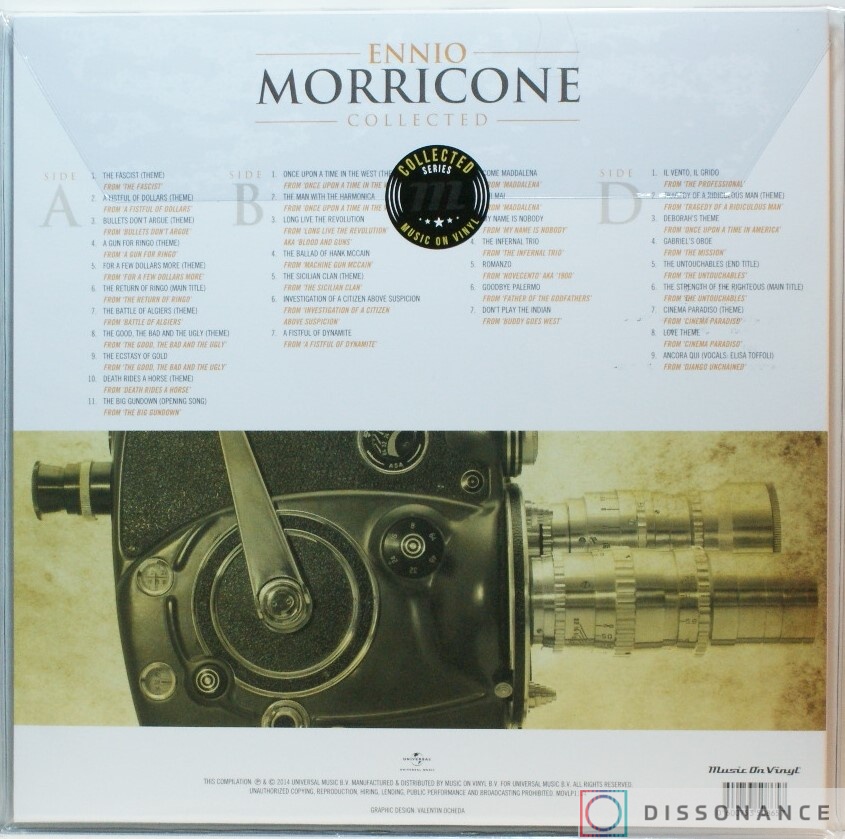 Виниловая пластинка Ennio Morricone - Ennio Morricone Collected (2014) - фото 1