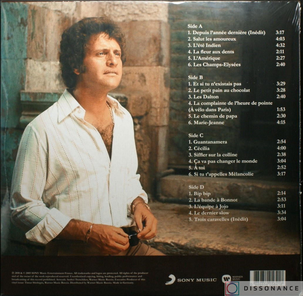 Виниловая пластинка Joe Dassin - Joe Dassin Eternel (2005) - фото 1