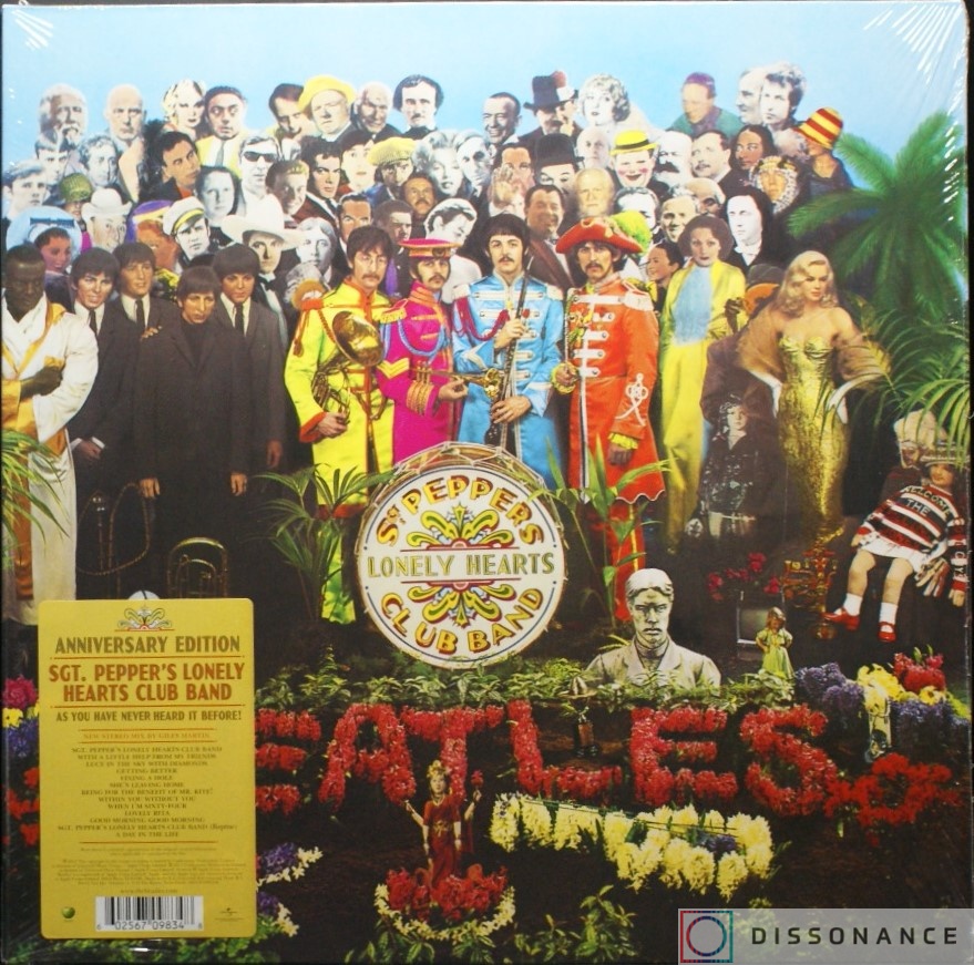 Виниловая пластинка Beatles - Sgt Peppers Lonely Heart Club band (1967) - фото обложки