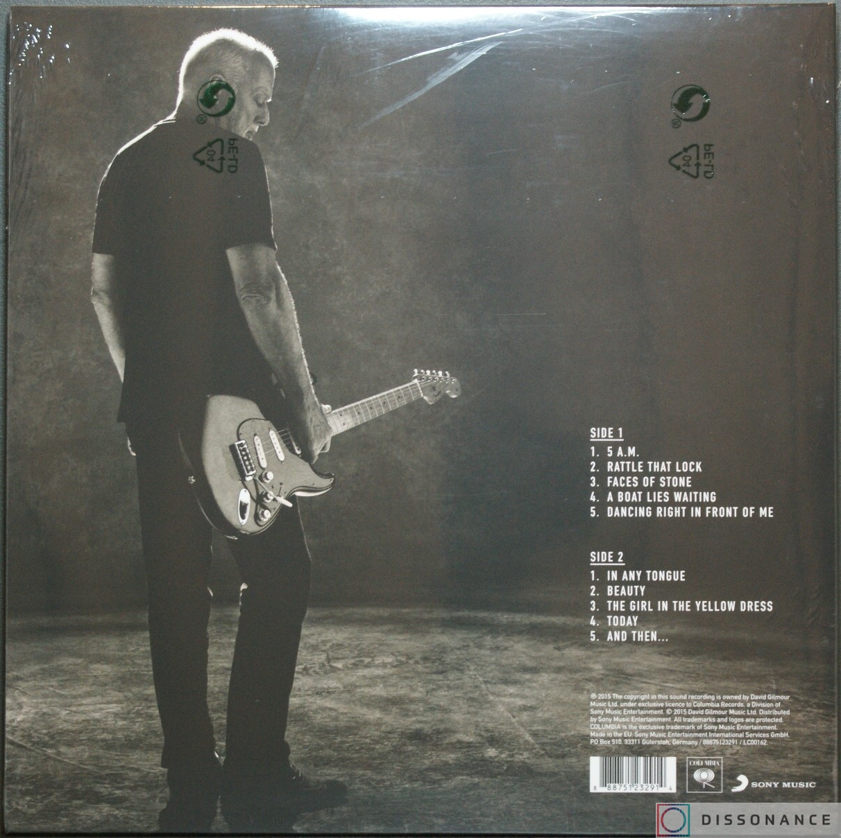 Виниловая пластинка David Gilmour - Rattle That Lock (2015) - фото 1