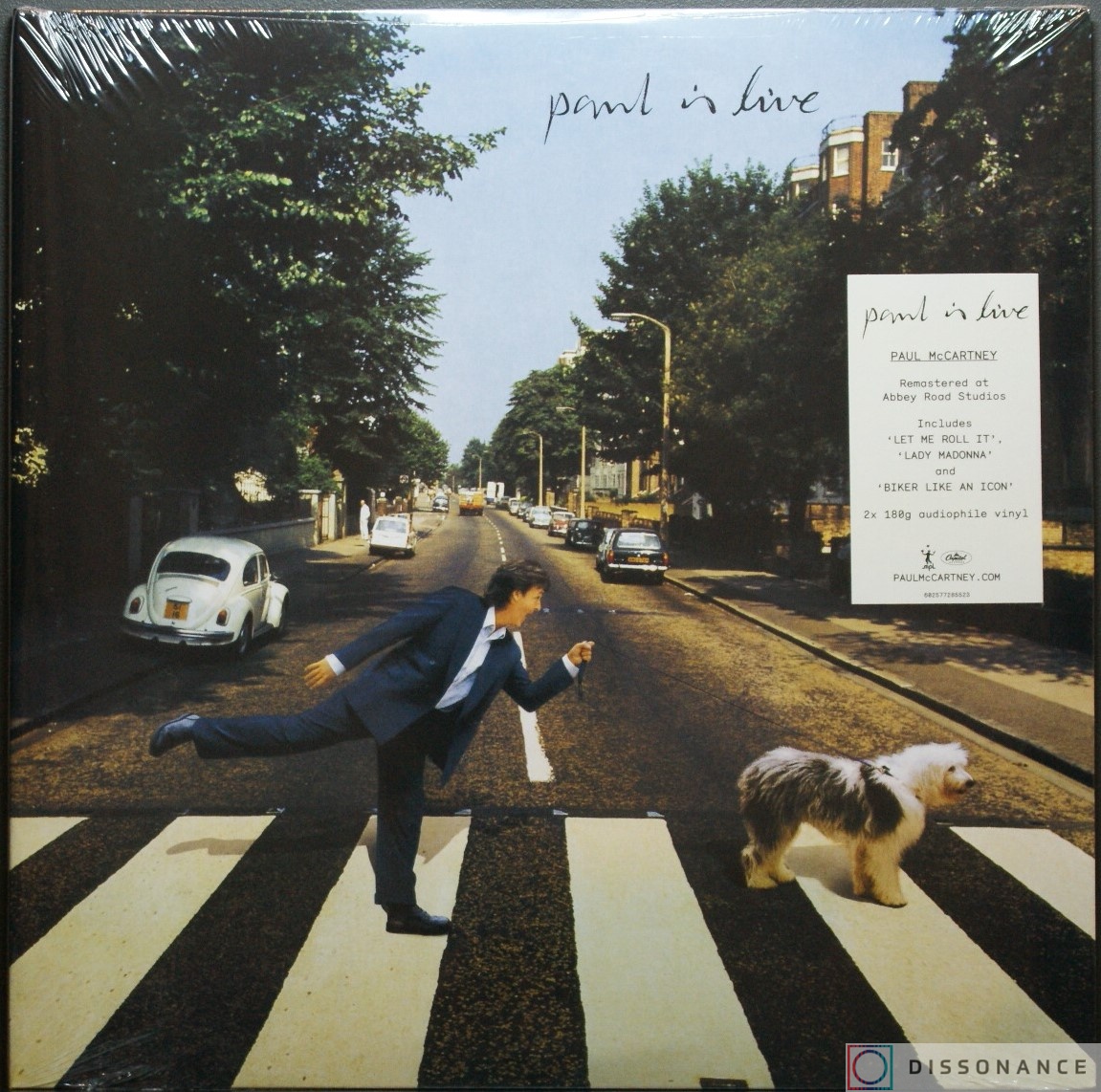 Виниловая пластинка Paul McCartney - Paul Is Live (1993) - фото обложки