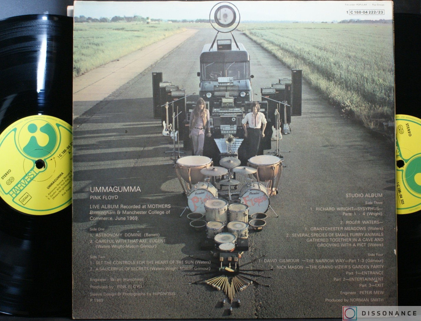 Виниловая пластинка Pink Floyd - Ummagumma (1969) - фото 2